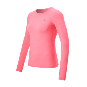 Женская активная футболка с длинным рукавом и базовым слоем, спортивная футболка для бега